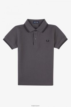 lapsed k kahe otsaga särk Fred Perry gunmetall/must Riietus JHP2NZ709