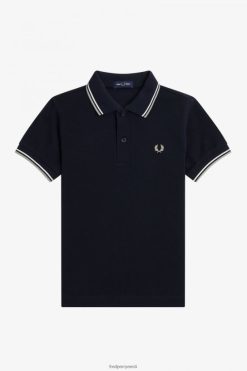lapsed k kahe otsaga särk Fred Perry merevägi/lumivalge/merehein Riietus JHP2NZ713