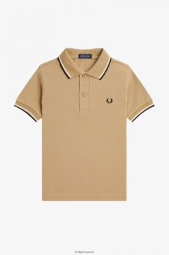 lapsed k kahe otsaga särk Fred Perry soe kivi/lumevalge/must Riietus JHP2NZ710