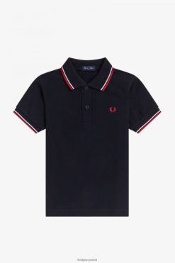 lapsed k kahe otsaga särk Fred Perry tumesinine/valge/helepunane Riietus JHP2NZ707