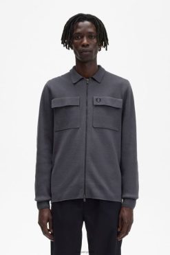 mehed graafilise trükiga kardigan Fred Perry püssimeall Riietus JHP2NZ474