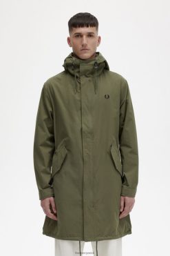mehed kestparka Fred Perry pargiroheline Riietus JHP2NZ239