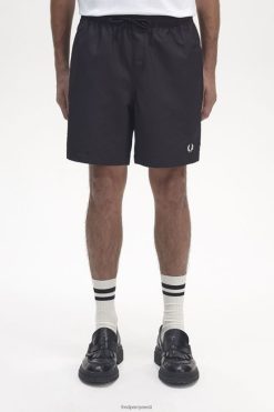 mehed klassikaline ujumispüks Fred Perry must Riietus JHP2NZ63
