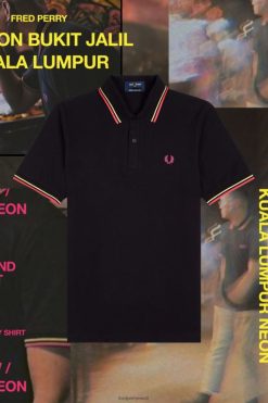 mehed m12 Fred Perry must/helekollane/kuala lumpur neoon Riietus JHP2NZ345