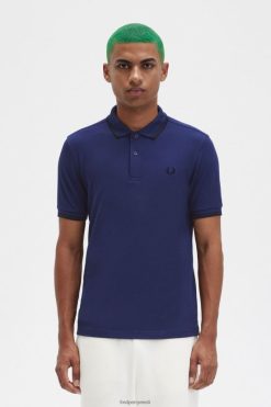 mehed m3600 1 särk Fred Perry prantsuse merevägi/must Riietus JHP2NZ268