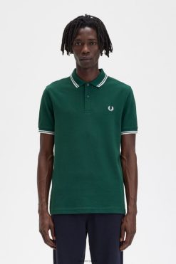 mehed m3600 2 särk Fred Perry luuderohiroheline/lumevalge Riietus JHP2NZ293