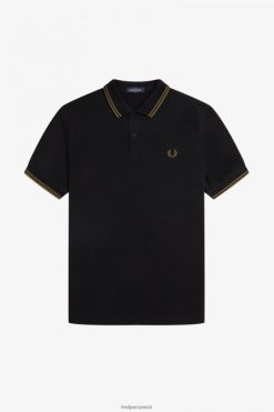 mehed m3600 2 särk Fred Perry must/varjutatud kivi Riietus JHP2NZ288