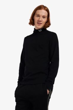 mehed rulli kaelus top Fred Perry must Riietus JHP2NZ562