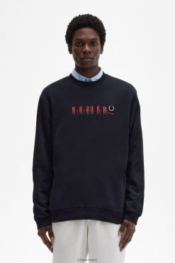 mehed trükitud dressipluus Fred Perry goji mari Riietus JHP2NZ428