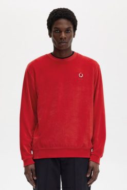 mehed veluurist dressipluus Fred Perry must Riietus JHP2NZ429