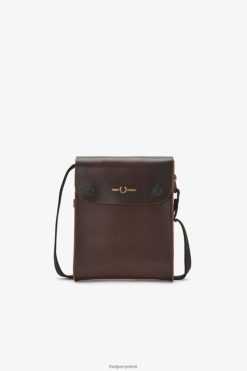 naised poleeritud nahast kott Fred Perry härjavereline tarvikud JHP2NZ156