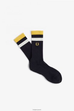 unisex julged kahe otsaga sokid Fred Perry merevägi tarvikud JHP2NZ124