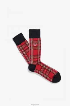 unisex kuninglikud stewarti tartansokid Fred Perry must/šampanja tarvikud JHP2NZ133