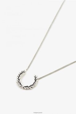unisex loorberipärjast kaelakee Fred Perry metallist hõbedat tarvikud JHP2NZ109
